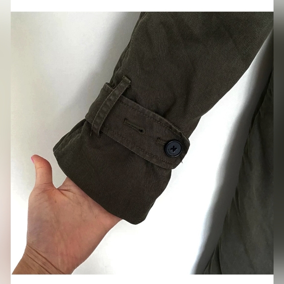 Babaton Olive Green Trench Coat -Small - Picture 7 of 11
